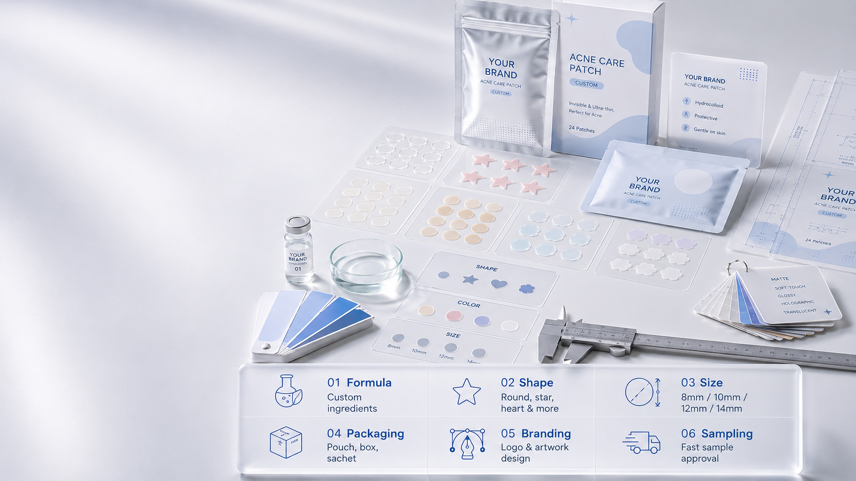 Acne patch supplier OEM/ODM packaging and branding services
