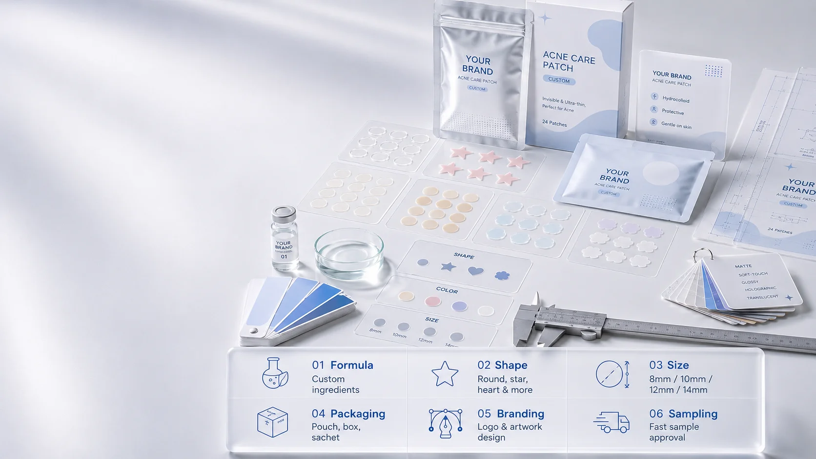 Acne patch supplier OEM/ODM packaging and branding services